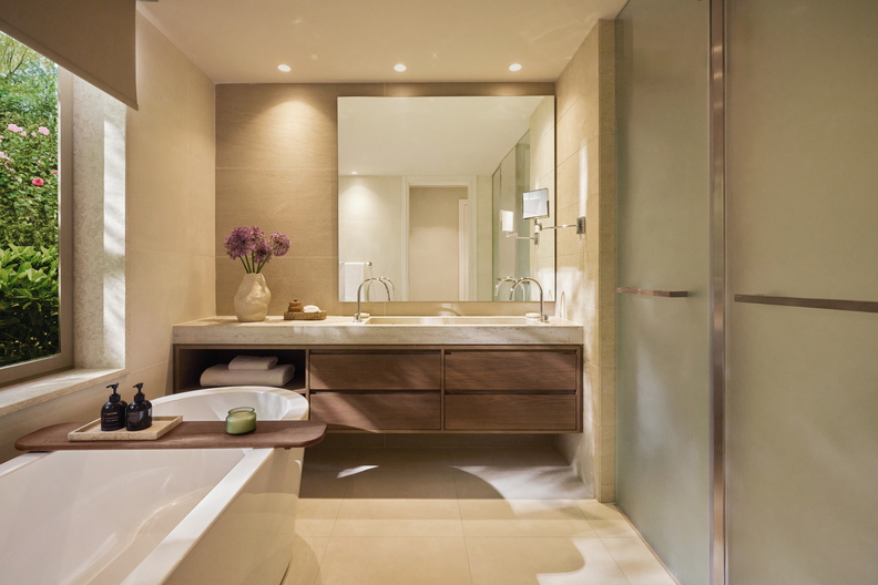 Tiara Holidays - Sani Club - junior suite private garden sea view bathroom